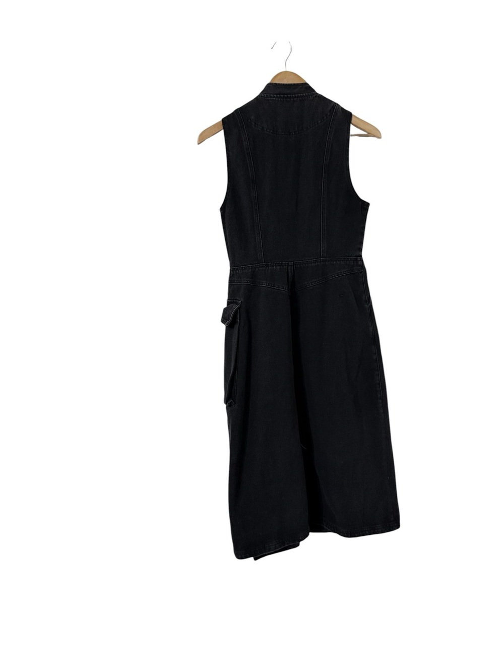 HENRIK VIBSKOV Craft Moto Sleeveless Dark Wash Denim Jean Dress - Picture 6 of 9